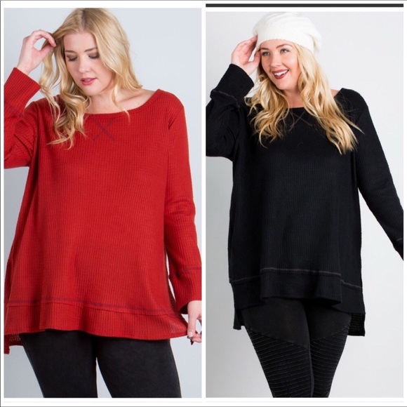 LAST ONE 3X Woman’s Rust colored Plus size shirt - Picture 3 of 4